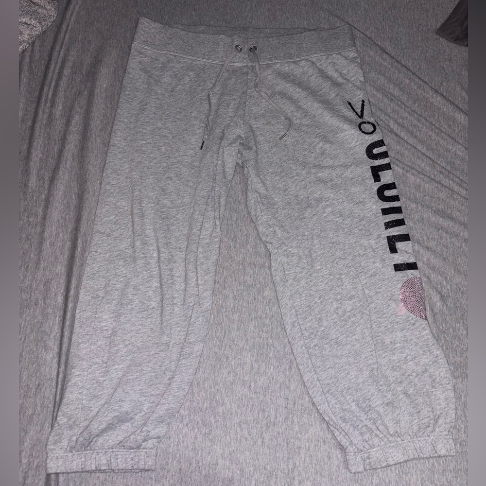 Victoria Secret Gray Cropped Joggers